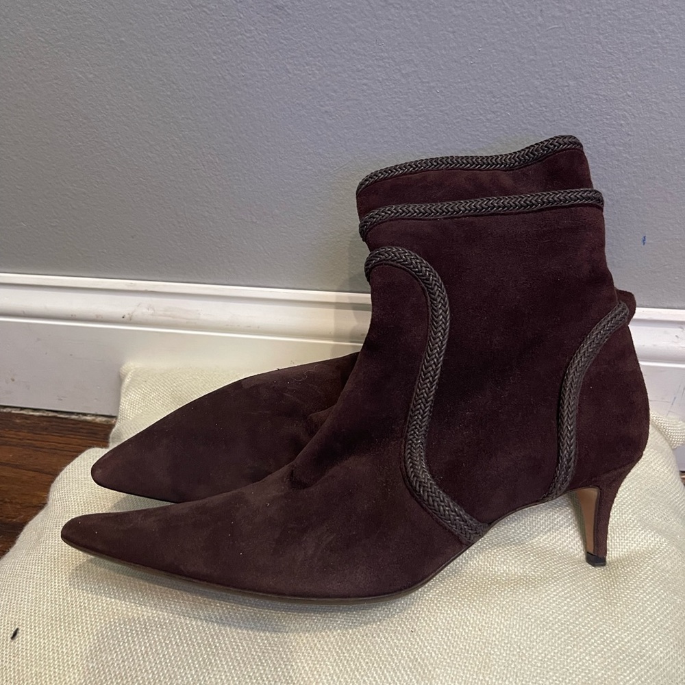 Loewe brown booties size 40 women